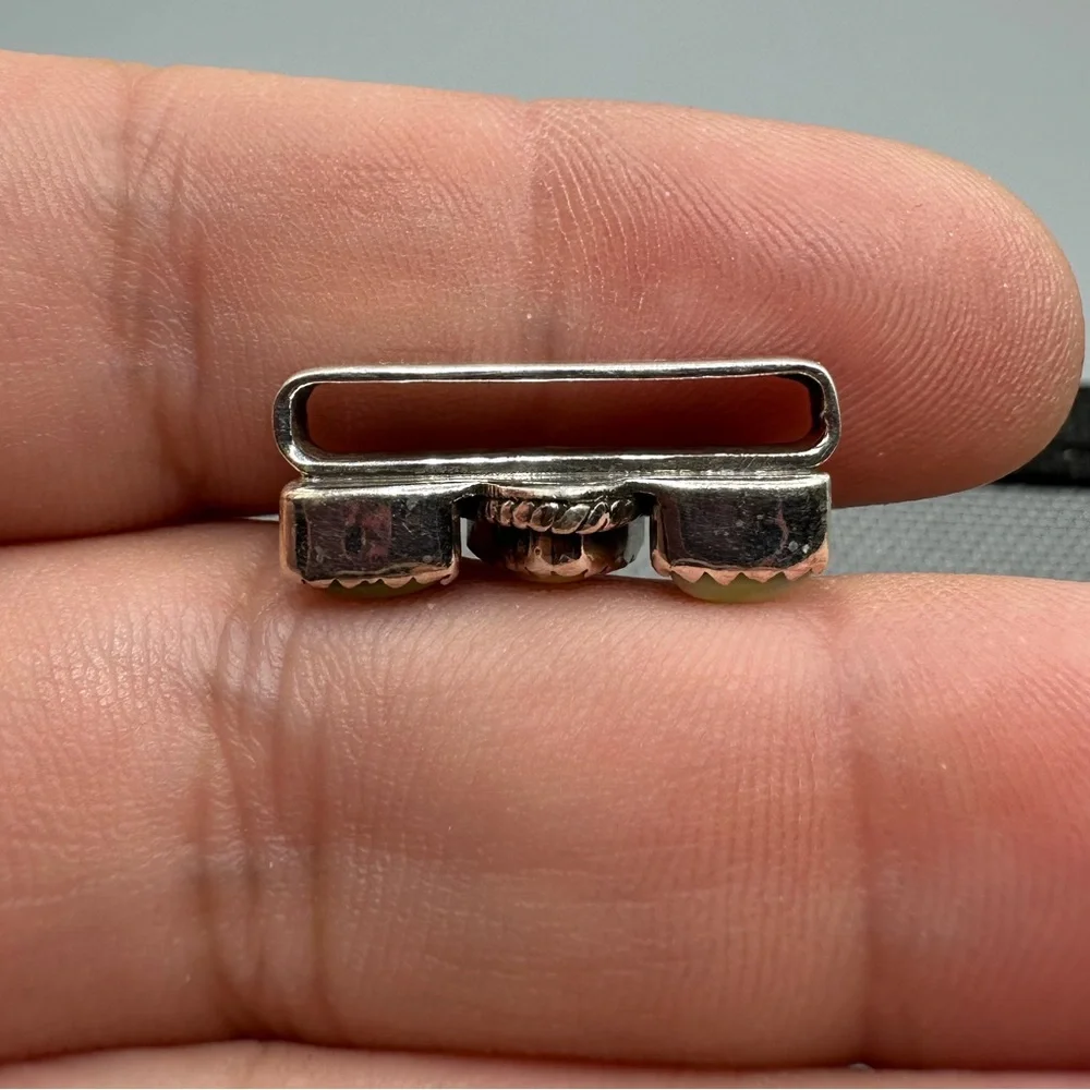 ⌚Palomino Turquoise Sterling Silver 925 Watch Band Charm Handmade Apple iWatch